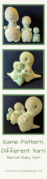 Same Pattern Different Yarn The Crochet Queen Designs